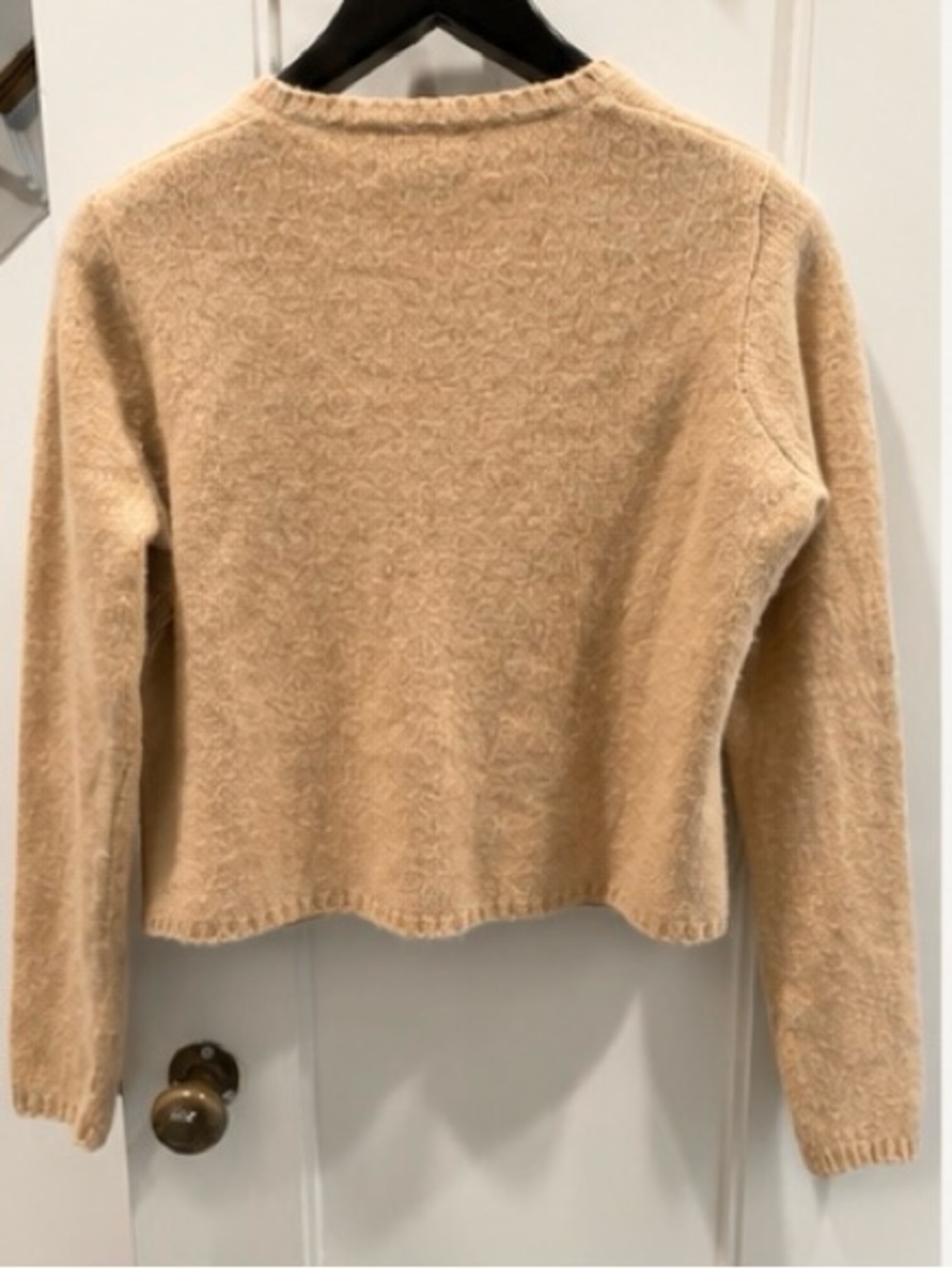 Ralph Lauren Women's V-Neck Sweater in Camel - Picture 2 of 3